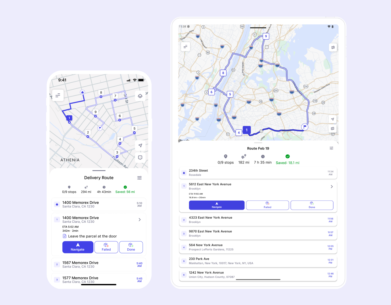 Furniture Delivery Route Planner App